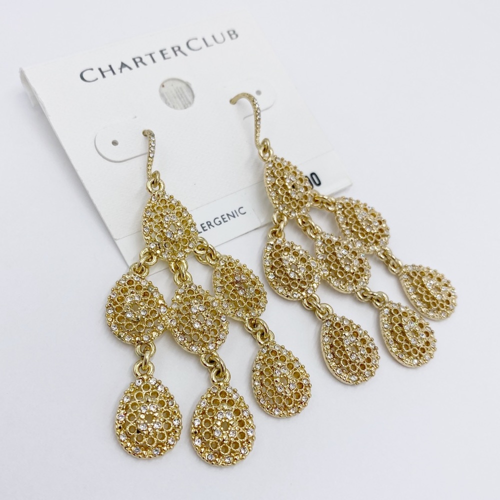 Charter Club Chandelier Earrings